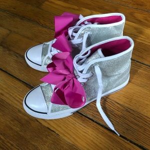 Jojo Siwa glitter sneakers